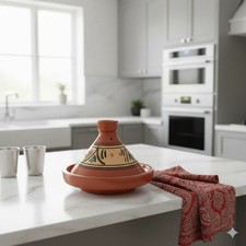 Tajine M 22 cm in Terracotta