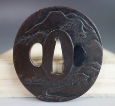 Spada samurai Choshu Tsuba