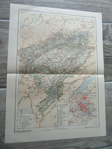 Carte couleurs 1900 - ,