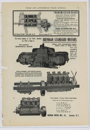 1907 brennan motor - brennan, co
