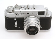 KMZ Zorki-4 con obiettivo