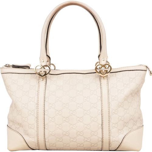 Borsa mano gucci white - gg,