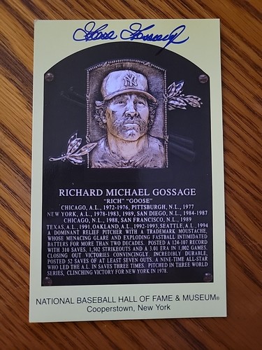 Richard goose gossage firmato - richard,