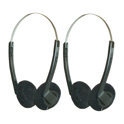 Cuffie stereo vintage nero - cuffie,