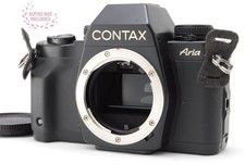 Tutto funzionante [quasi come nuovo] Contax Aria fotocamera reflex pellicola 35 mm corpo nero dal GIAPPONE