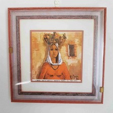 G. MAGGI Hand Painted Tile