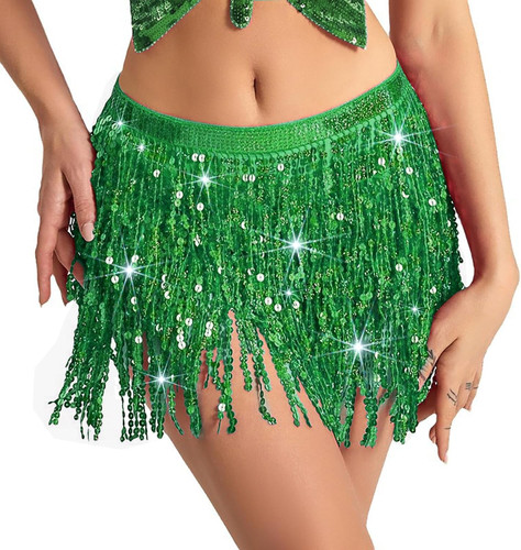 Gonna con paillettes nappe - gonna,