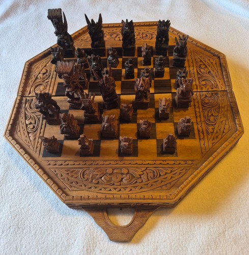 Scacchiera legno scrigno - in,