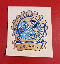 VESPA CLUB ITALIA DECALCOMANIA PESARO