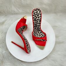 Decolté donna tacco slim 12cm punta aperta elegante numero da 33 a 46 casual