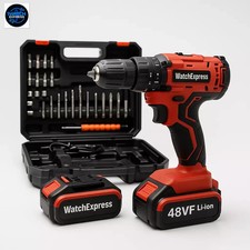 Trapano Professionale Avvitatore 2 Batteria 48V a Litio + Valigia Accessori 2025