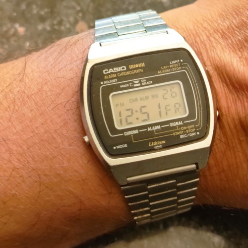Cronografo sveglia casio - casio, 1980