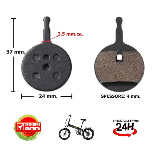 Pastiglie freni disco mm - pastiglie,