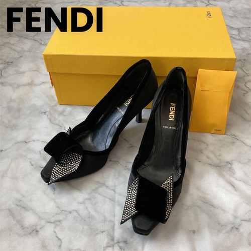 Décolleté fendi nastro nero - décolleté,
