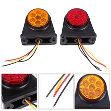 2 Pcs Double-side Trailer Rear Light for Vehicle Luce Posteriore Del Rimorchio
