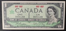 Canada Billet de 1 Dollar 1967