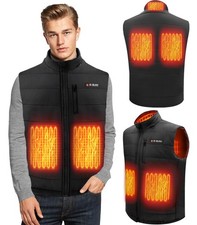 BIBURY Gilet Riscaldato Uomo