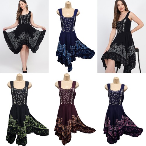 Abito smanicato batik