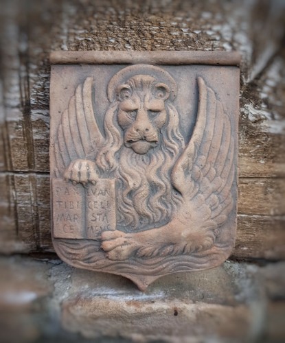 Bassorilievo leone san - bassorilievo, di