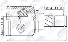 Giunto Interno FORD FOCUS 11-