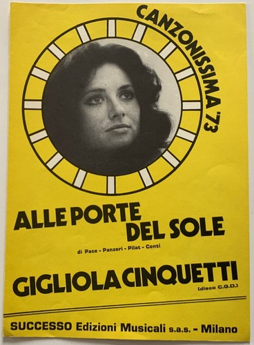 Spartito gigliola cinquetti - spartito,