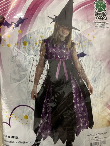 Vestito cappello strega - e,