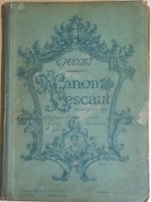 PUCCINI Giacomo. MANON