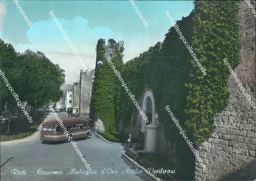 Ce138 cartolina rieti caserma - cartolina,