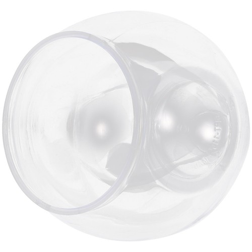 Vaso ciotola bolle trasparente