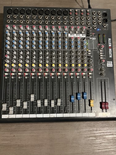 Allen and heath zed16fx mixer - heath,