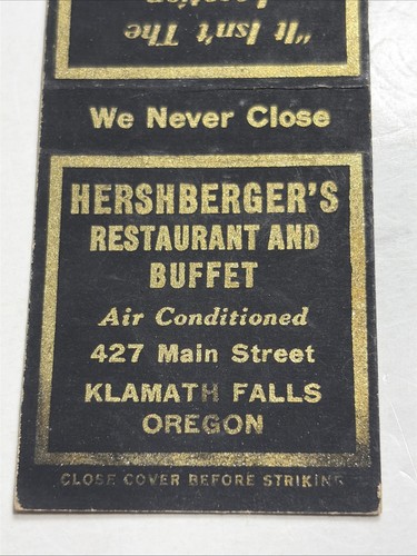 Copertina matchbook klamath - copertina,