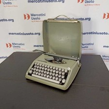 Macchina da Scrivere Vintage Hermes Baby con Custodia Svizzera Design Anni 60