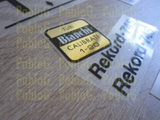 Bianchi Tubi Calibrati decal