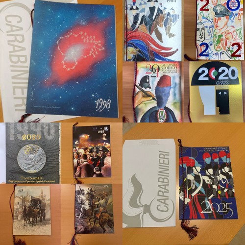 Vari calendari storici arma - calendari,