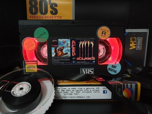 Retro vhs lamp - vhs, lamp,claws,top