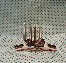 Thun Porta Candele con  Babbo Natale