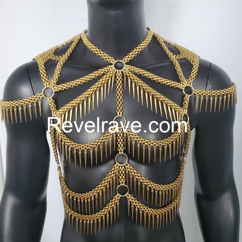 Bodychain rave burning - rave, uomo