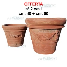 2 Vasi vaso in terracotta