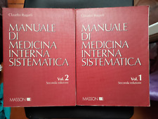 Manuale di medicina interna sistematica volume 1 e 2 Rugarli