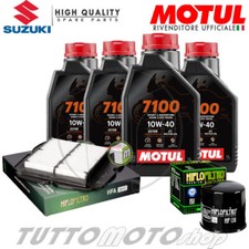Tagliando SUZUKI SV1000 / S 2006 2007 / Motul 7100 10w40 4t + filtro olio/aria