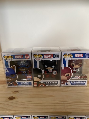 Marvel funko pop - cap, wolf