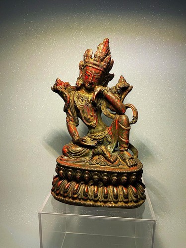 Antico buddha tara bronzo - buddha,