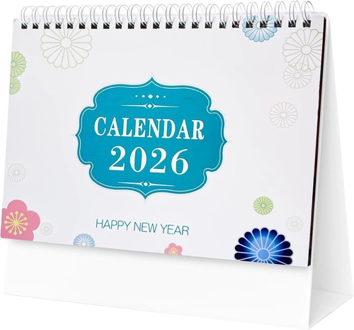 Calendario scrivania 2026 - calendario,