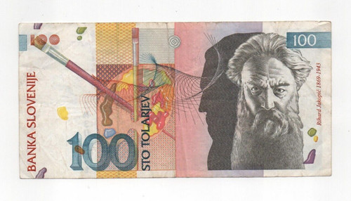 Banconota slovenia 100 - slovenia,,