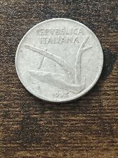 1953 Italia 10 Lire Alluminio