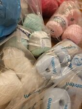 Lotto matasse lana colorate