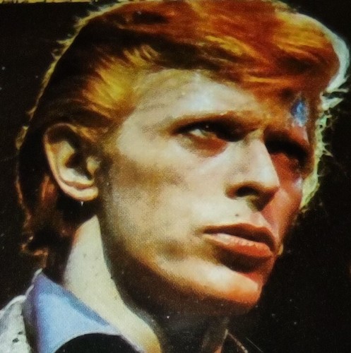 Cartolina david bowie - cartolina, color