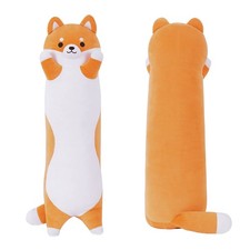 Peluche cane Shiba Inu 36 pollici, cane grande Akita, corpo lungo Corgi...