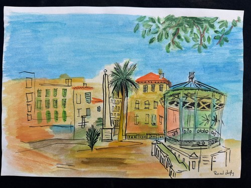Raoul dufy disegno - dufy, su