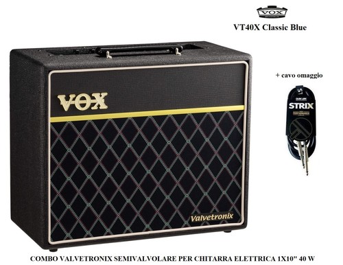 Vox vt40x classic - classic, blue